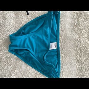 Target teal blue bikini bottoms
